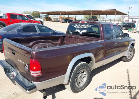 2004 Dodge Dakota Slt z USA, uszkodzony, nr VIN 1D7GL42K94S563690
